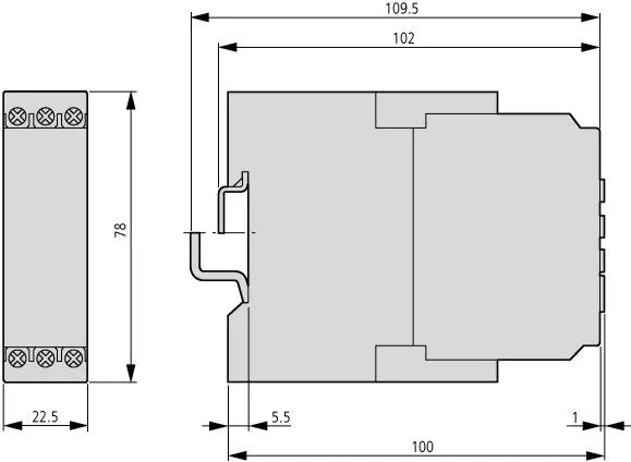 Реле контроля и чередования фаз EMR4-F500-2