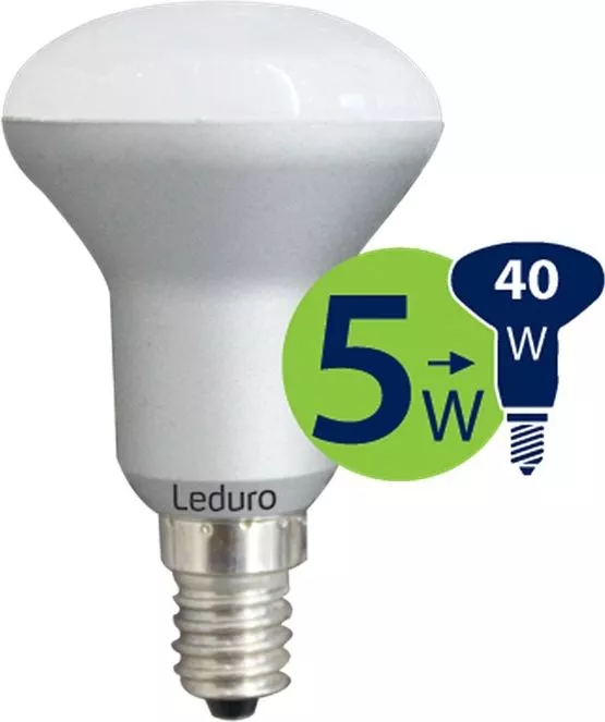 Лампа LEDURO R50-P 5W 340lm E14 120* 3000K 220-240V