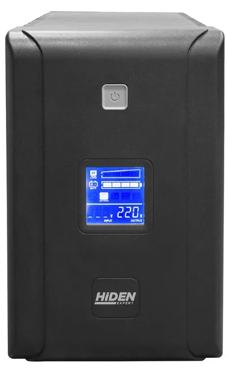 ИБП Hiden Expert ULS1200C 1200ВА/720Вт 4xSchuko+2xIEC C13, LCD, USB линейно-интерактивный