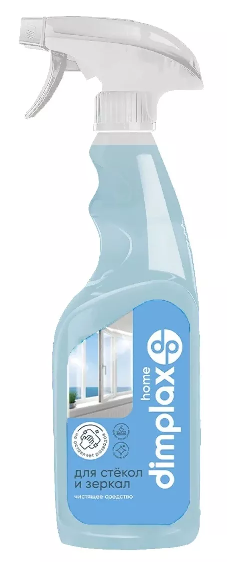 Средство для очистки стекол и зеркал 500мл Dimplax