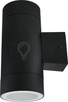 Светильник уличный двухсторонний GX53S-2B-ЦИЛИНДР под лампу GX53 230B черный IP65 IN HOME