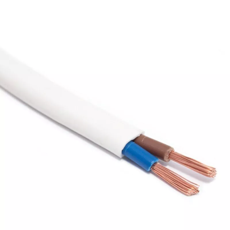 Кабель ШВВПнг(А)-LS 2*0,5 380V (отмотка) белый