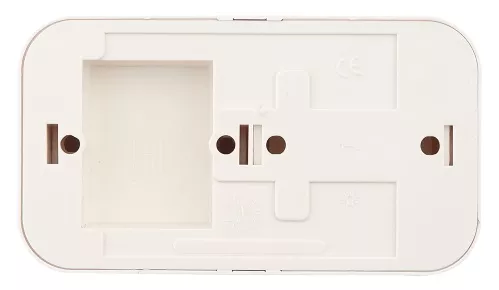 Блок (2 выкл. + роз с з/к) ОУ, серия ПРАЛЕСКА, белый (2В-РЦ-529)