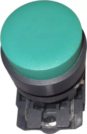 Кнопка КМЕ 7610м зел. выступ. IP65 10А 1но Briswik