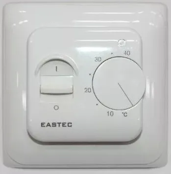 Терморегулятор EASTEC RTC 70.26 (3.5 кВт)  белый, механический, встраиваемый