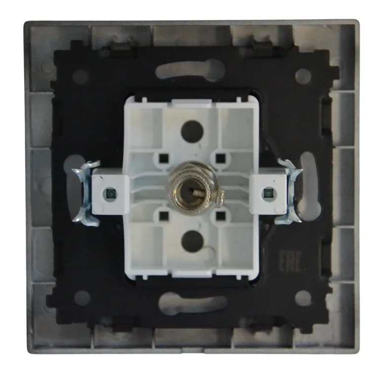 Розетка TV 1-я чёрная SD-P1014B AWSPRODUCTS