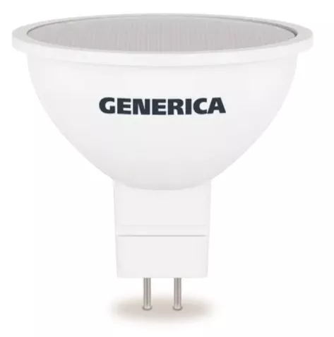 Лампа LED MR16 GU5.3 4000К 10Вт 1000Lm GENERICA