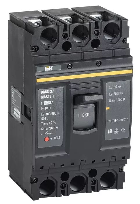 Автоматический выключатель ВА88-37 400А/3 35кА MASTER IEK (без НДС)