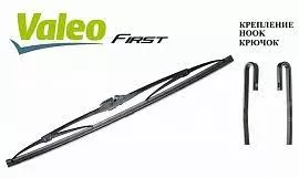 Щетка VAL 675553 стеклоочистителя VALEO FIRST VF53 каркасная 530мм