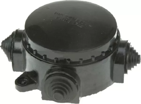 Коробка распр. ОП КЭМ1-10-3Б (КОР-73 3 рожк.) d75х53 3-рожков. карбол IP44