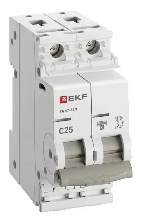 Автоматический выключатель ВА 47-63N C25/2 6кА Proxima EKF