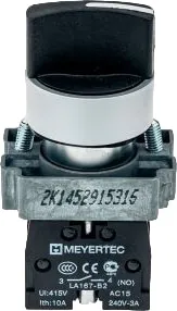 Переключатель MTB2-BDZ112 чёрн.н, 2 положения, 1но, IP65 Meyertec