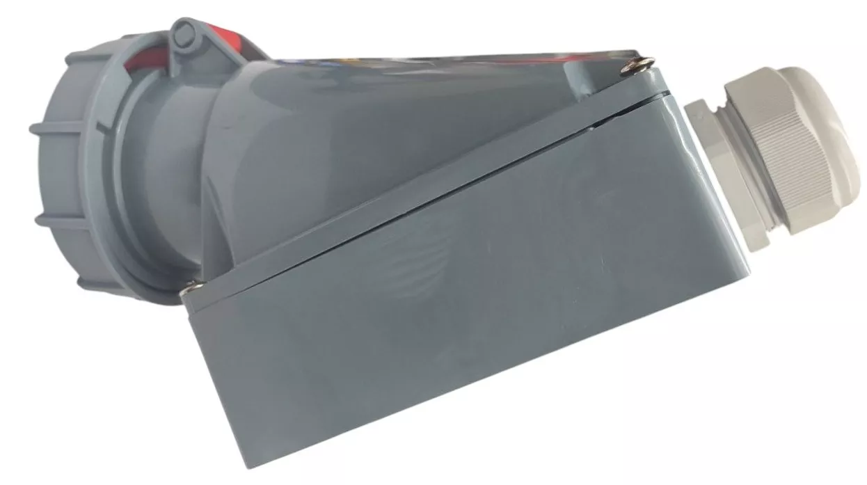 Розетка стационарная 63A 5п (3P+PE+N) SLN-1352 IP67, 380В, AWSPRODUCTS