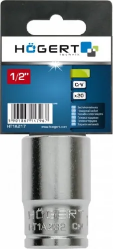 Головка шестигранная 1/2", 32 мм, HOEGERT, 