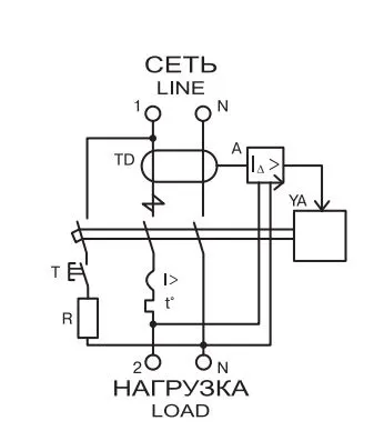 АВДТ32 С32/2/30mA, тип АС, 6kA IEK