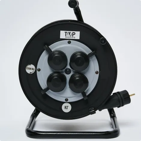 Удлинитель на катушке 4гн. 20м c/з IP44 КГ 3х1,5мм2 (ГОСТ) ТОР