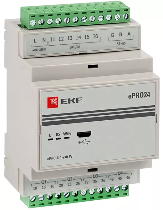 Модуль базовый ePRO удаленного управления 6вх\4вых 230В WiFi EKF PROxima