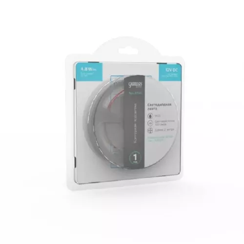 Лента LED 5050 4000K 4,8Вт/м 60LED/м 12В 312Лм/м 2м Gauss