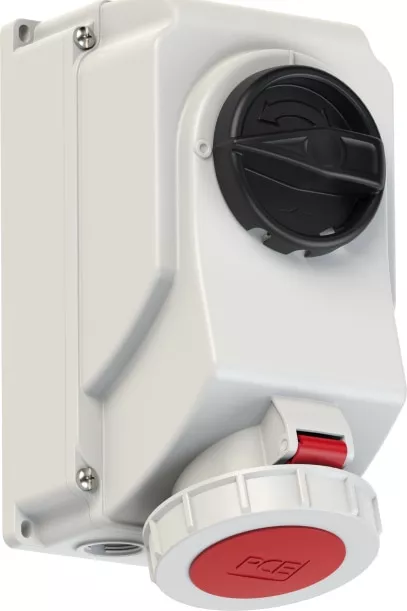 Разъем стац. IP-67 32/5 гнездо/выкл/фикс.(75252-6)