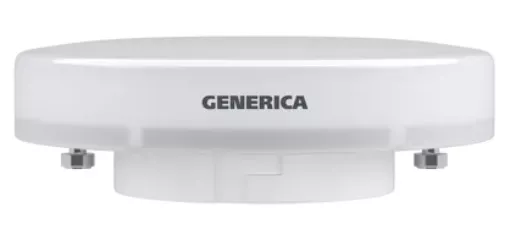 Лампа LED T80 GX53 3000К 15Вт 1500Lm GENERICA