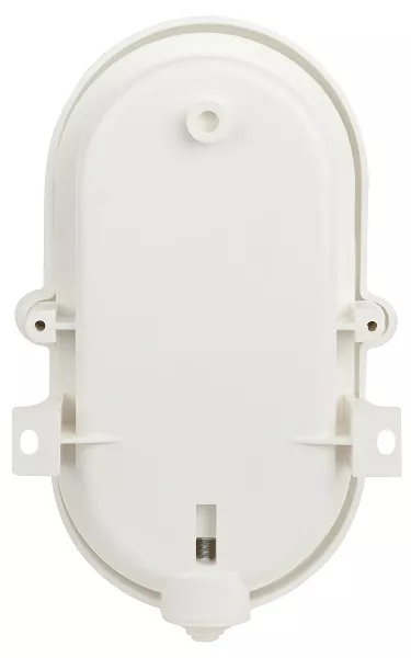 Светильник ЭРА НБП 01-60-012 с ободком Евро пластик/стекло IP53 E27 60Вт 185х120х110 овал белый