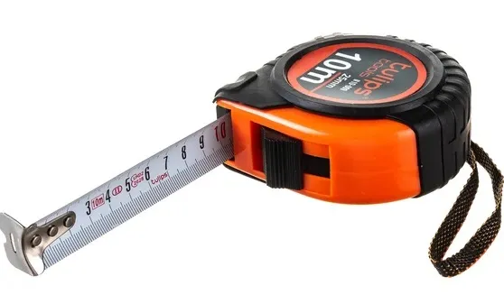 Рулетка с фиксатором, 10 м/25 мм Tulips tools