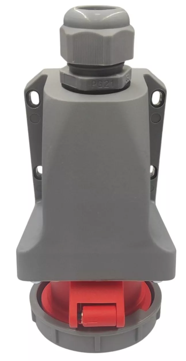 Розетка стационарная 16A 4п (3P+PE) SLN-1142 IP67, 380В, AWSPRODUCTS
