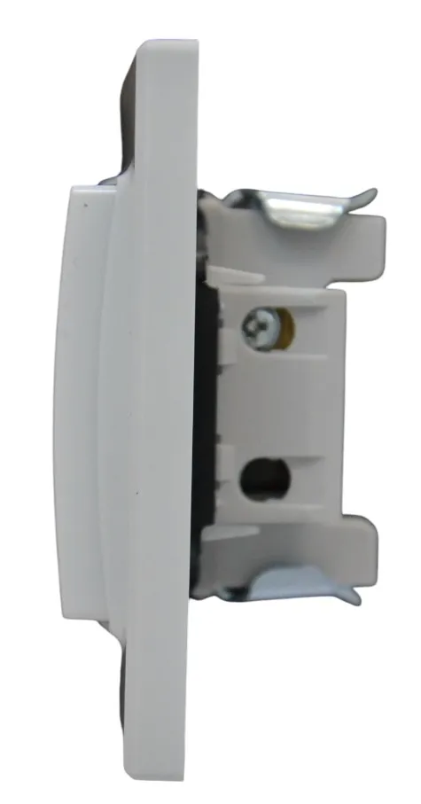 Выключатель 1-кл. с подсветкой белый SD-P1002W "Standard" AWSproducts