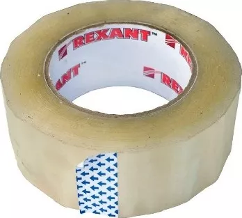 Скотч упаковочный REXANT 48 мм х 50 мкм, прозрачный, рулон 150 м