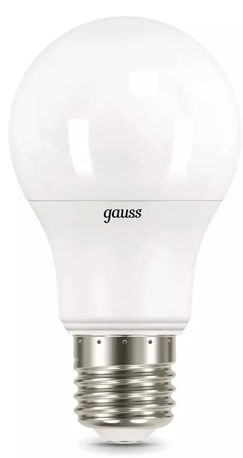 Лампа GAUSS LED A60 7W 220V E27 4100K 710Lm