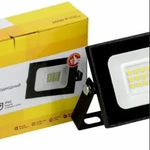 Прожектор LED СДО06 6500К 30Вт 2400Lm IP65 черный IEK