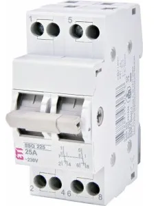 Переключатель нагрузки SSQ 240 2p 40A (1-0-2) ETI