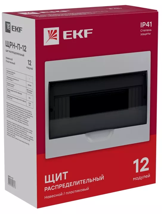 Щит навесной пласт. ЩРН-П-12 IP41 EKF