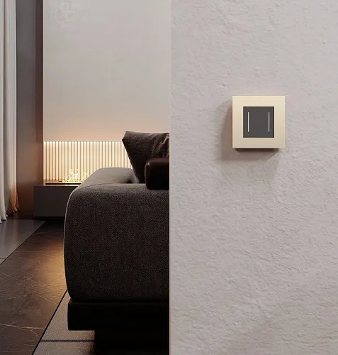 Рамка 1-я Айвори матовый Slab WERKEL