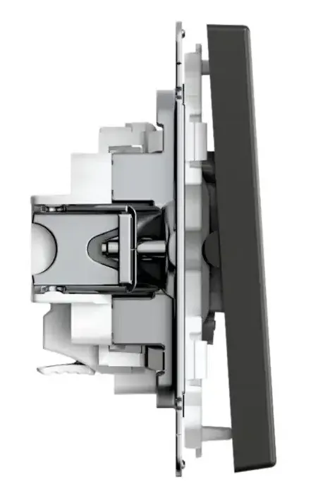 Выключатель 2-кл. Базальт ArtGallery (б.к.) SE