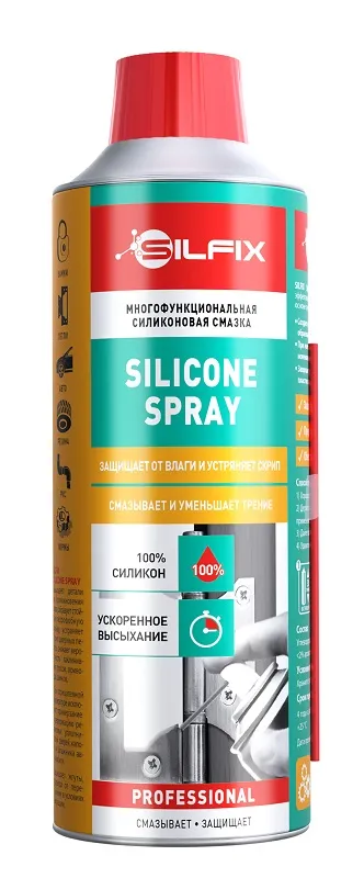 Смазка многофункциональная силиконовая 450 мл SILFIX
