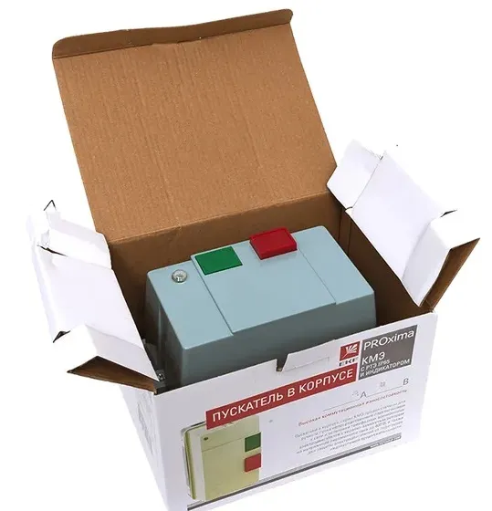 Пускатель в корпусе КМЭ 25А 230В с РТЭ Ir-17-25А и индик. IP65 EKF