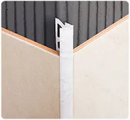 Раскладка под плитку 7-8мм наружная 2,5м Белая (50 шт.) ИДЕАЛ