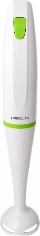 Блендер ERGOLUX ELX-HB01-C34 (бело-салатовый, пластик, 1 скорость, 250Вт, 220-240В)