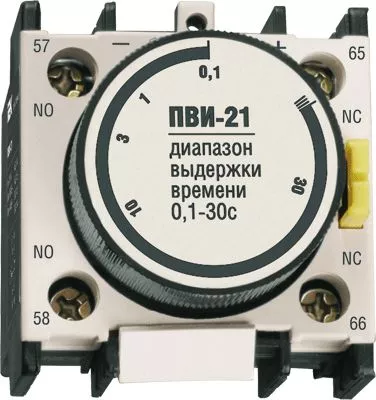 Приставка ПВИ-21 задержка на выкл. 0,1-30сек. 1но+1нз, IEK