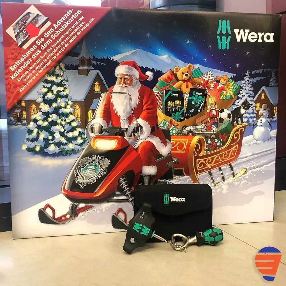 Новогодний набор инструментов WERA CALENDAR в Калининграде