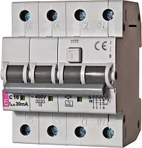 АВДТ KZS-4M C32/0.03 3+N, 30мА, тип АC, 6кА ETI
