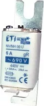 Предохранитель быстродействующий керам. плавкий NH-S00CUQ U/80/100A/690V