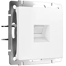 Розетка RJ45 (1-я cat. 5e) Белый матовый WERKEL