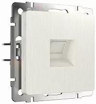 Розетка RJ45 (1-я cat. 5e) Перламутр рифленый WERKEL