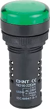 Индикатор LED зелёный ND16-22DS/4 230В АС IP40 CHINT