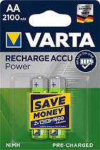 Аккумулятор AA 2100mAh Ni-Mh VARTA POWER ACCU BL-2