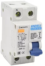 АВДТ DZ59LE-40/63 1P+N 6A 30mA х-ка С 4.5kA Andeli
