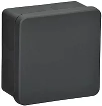 Коробка распред. о/п 100х100х50 IP67 ЧЕРНАЯ двухкомпонентная HF КМ42455 IEK (48)