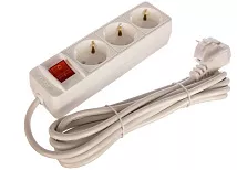 Удлинитель бытовой 3гн. 3м с/з с выкл. ПВС 3x1mm2 СОЮЗ UNIVersal